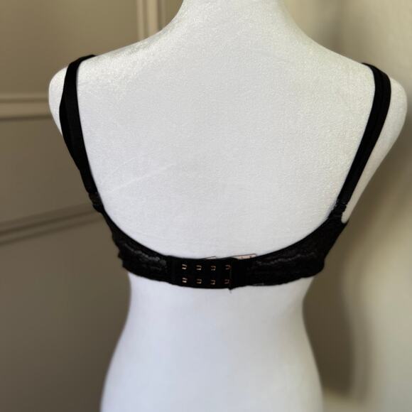 Victoria Secret Dream Angels Push-up Without Padding Black  Bra 34DD - Picture 3 of 6